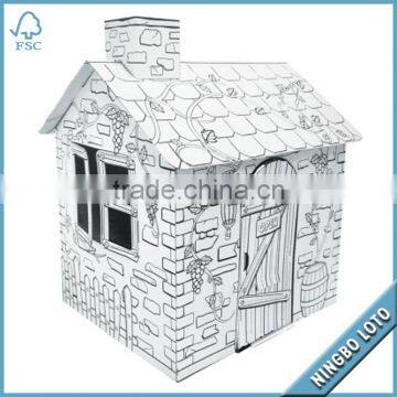 Little Rattan Paper Toy House for Walmart