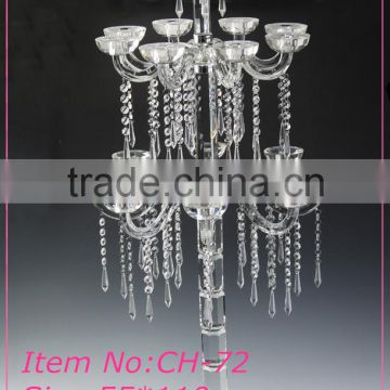 luxury table decoration cheap Whoelsae Special wedding party antique wedding decoration event crystal candle stand