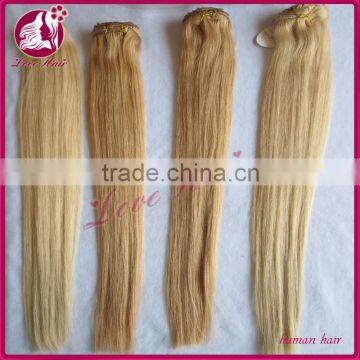 6A Brazilian Remy Virgin Human Hair and Straight Factory Price Clip in Hair Extension photo-3