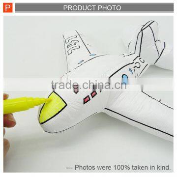 Diy Intelligent Painting Toys Stuffed Plane photo-2