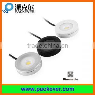 AC110V/220V round shape 3W surface mounted LED cabinet light