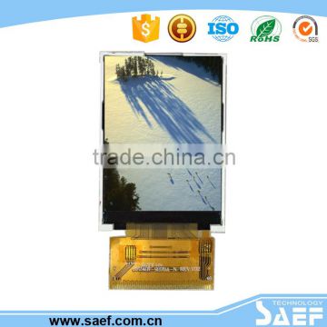 2.4 inch MPU interface lcd screen in china lcd tv QVGA 240x320 normal viewing angle TFT with TP