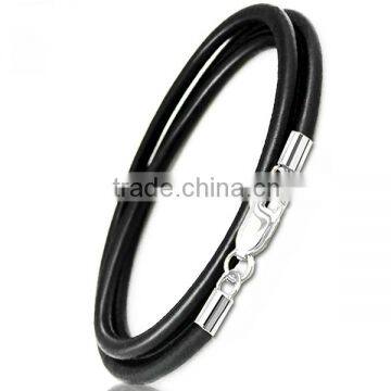 adjusted size color cord charm bangle bracelet fashion jewelry