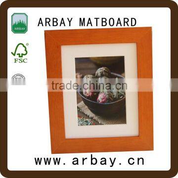 Huizhou arbay top sale blue cardboard photo frame cheapest cardboard photo frame passepartout