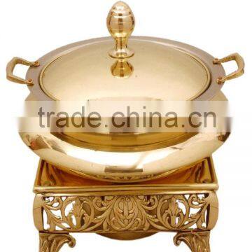 Economy Buffet Chaffing Dish for Sale/indian Brass Chaffing Dish/buffet Restaurant Serving Dish photo-2
