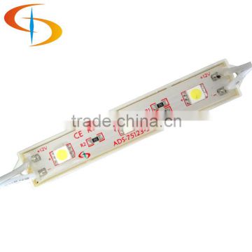 DC12V 3 Chips 5050 SMD waterproof white color LED module manufacturer CE&RoHS