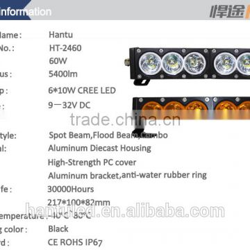 high brightness outdoor led work light super light portable led work lamp double rows led offroad bumper light bar