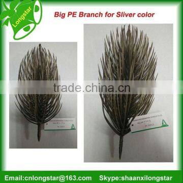 Artificial Big PE Branch Fireproof material(Making Christmas tree)