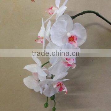 long stem real touch orchid flower artificial latex flower 7 heads orchid flower