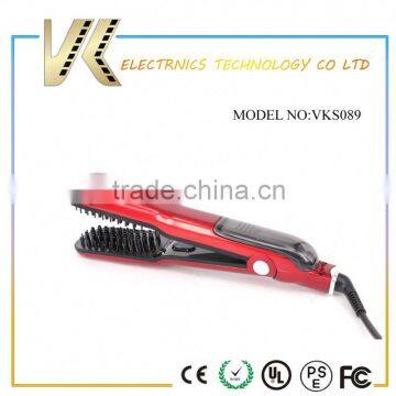 New Arrival Professional Electric Hot Air Digital LCD Steam Hair Straightener Brush