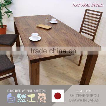 Durable and Easy to Use Top Dining Table With Various Kind of Wood Made in Japan