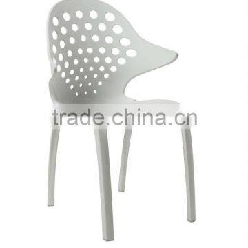 Elegant unique stackable outdoor plastic chair HC-N027