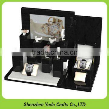 Factory direct selling brand watch display wholesale watch rack mdf