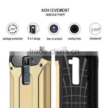 For LG K371 Shockproof Hard Case Armor Hybrid TPU+PC Cellphone Case for LG K371