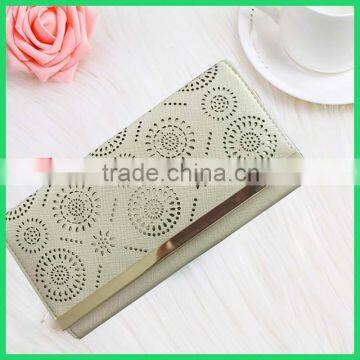 2016 Hot high quality lady leather wallet New Popular Clutch Bag and Party wallet Wholesale