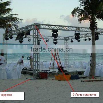 300*300mm aluminum truss system, aluminum spigot truss,truss for outdoor show