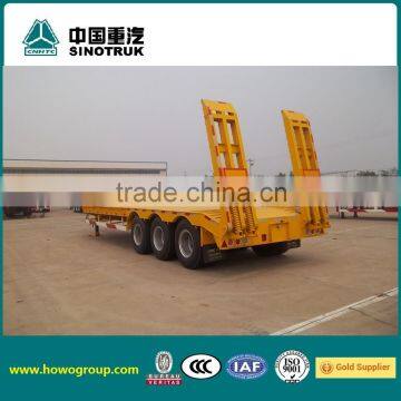 China HOWO 60T Lowbed Semitrailer