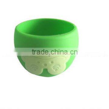 new style cute and heat resistance food grade safety kids silicone bowl