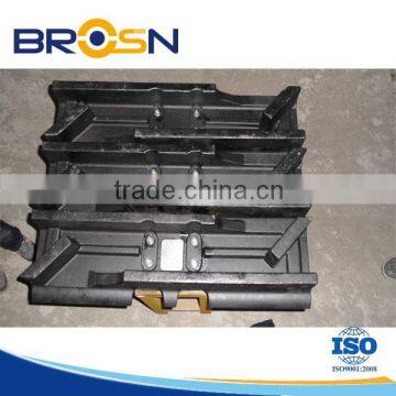 Customized High quality/Wear-resistant textured black paint/ Tank track plate -- Sand casting process