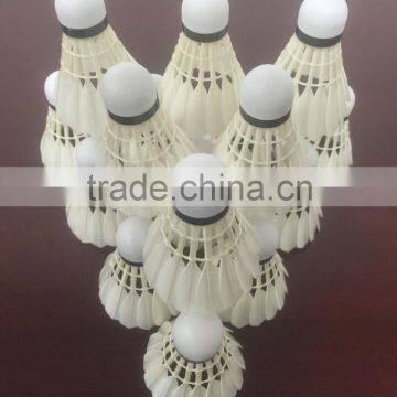 Topest Class best hand feeling goose feather badminton shuttlecock quality AS 50 for tournament badminton shuttlecock
