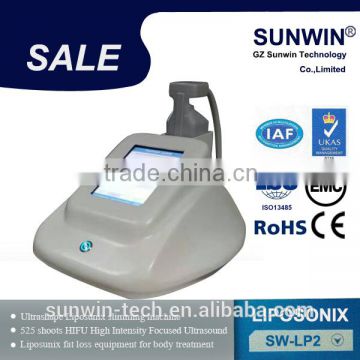 Pain Free Portable HIFU LIposonix Body Ultrashape Skin Lifting Machine With 2cartridges(13.0 And 8.0) SW-LP2 Back Tightening