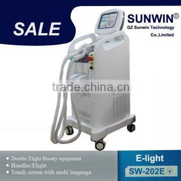 2015 NEW Product Double E light hair removal machine SW-202E