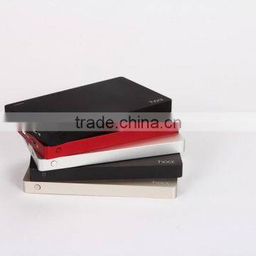 Hoox C09 TI Aviation Aluminum Li-polymer Battery Power Bank 5000mAH for Iphone 6s 6s Plus Samsung s6 Note 4 Smartphones photo-4