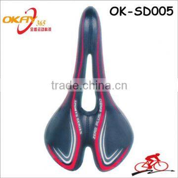 OK-SD005 High quality leather bicycle saddle