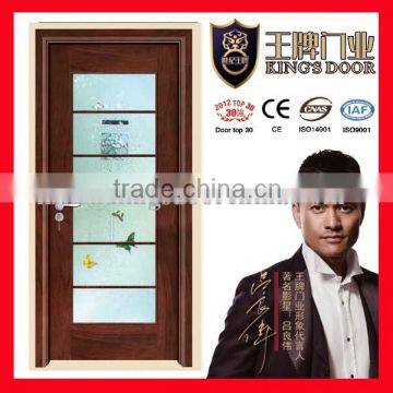 Wood laminated composite doors for buliding