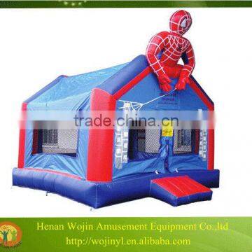 Inflatable spider man bouncy castle/bouncy castle wholesaler