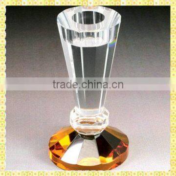 Hot Sale Tall Crystal Candle Holder For Table Centerpieces