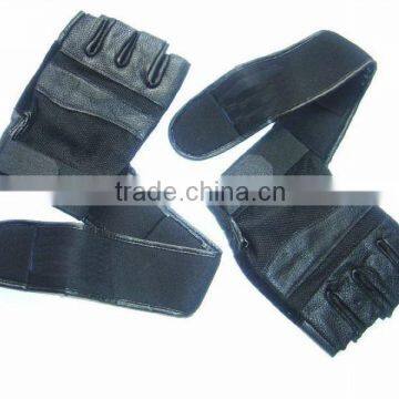 New Design Weigh Lifting Gloves / Gym Gloves / Good Quality Long Strap Fitness Gloves