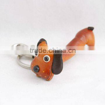 Handmade Leather Dog Key Chain