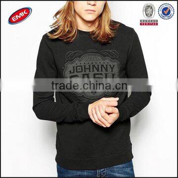 2014 OEM mens cheap hoodies with custom design Johnny cash printed