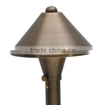 brass led area light garden lights