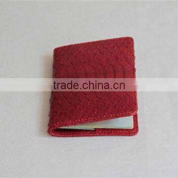 Jranter Genuine Exotic Python Snake Skin Woman Passport Wallet