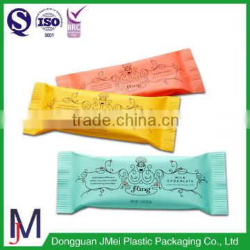 wholesale food prices designer bag for food packaging/three sides ziplock bag for candy packaging