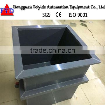 Feiyide Electroplating Machine PVC Tank/Bath for Chrome plating