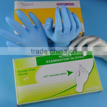 FDA certificated nitrile powder free glove