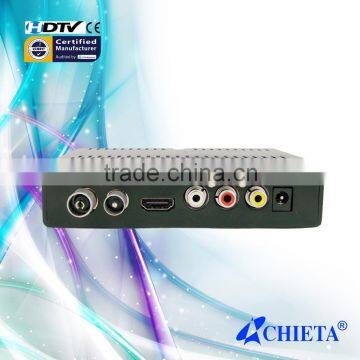 Mini Smart Design DVB-T2 Digital Terrestrial TV Receiver MPEG4 H.264 Decoder With Multi-language