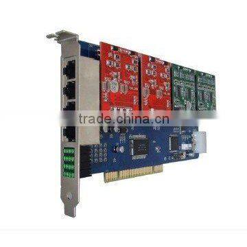 Analog interface card for Asterisk PBX 1200P(Compatible 3.3V and 5V)