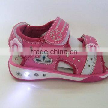 X17014 2016 Wholesale Latest Design Girls pu Sandals