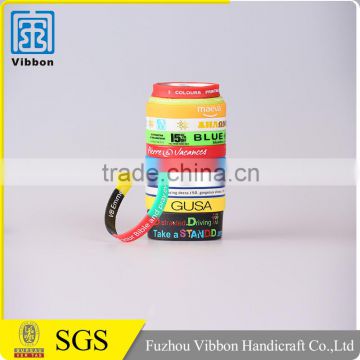 New design professional made hot sale polyester material wristband