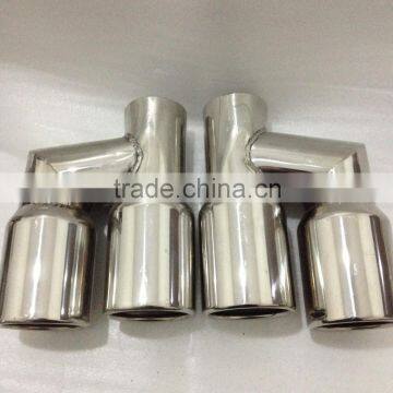 Hot Sale Stainless steel Universal exhaust Tips Suitable for Audi A4