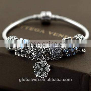 Handcraft Silver Pendant Necklace Spring Exerciser Friendship Necklace Pure Silver Necklace 92 Silver Jewelry Manufacturer XLY02