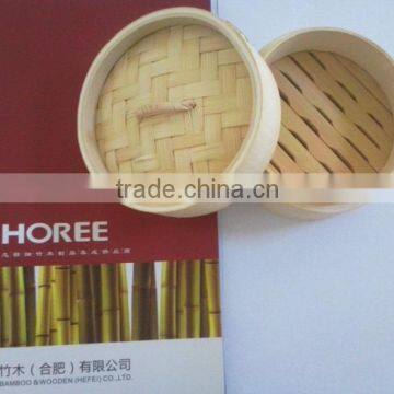 2015 Wholesale Cheap Commercial Bamboo Steamer With 2 Layer 1 Cover photo-3