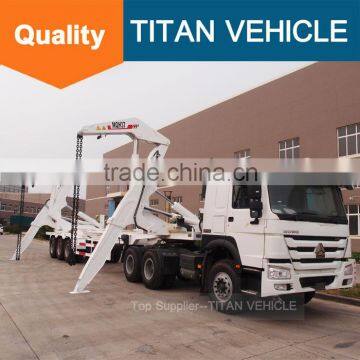 3 axle 40ft container side loader , side lift container sidelifter trailer