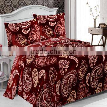 bright color printed flannel blanket from blanket factory china