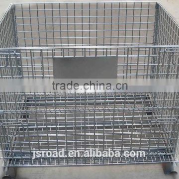 Industrial Foldable Stackable Mesh Storage Basket