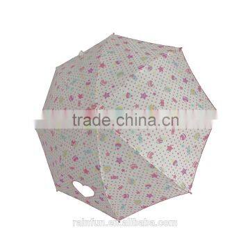 Cute Long Auto Umbrella With Heart Shape Design
